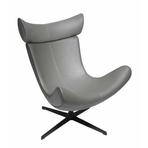 Кресло офисное Bradex Home Toro прессованная кожа 7293720451747 серый 110890₽