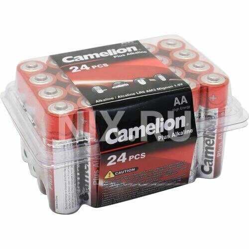 Батарейки Camelion LR6-BP24 батарейка camelion plus alkaline aa r6 lr6 fr6 hr6 zr6 в упаковке 6 шт