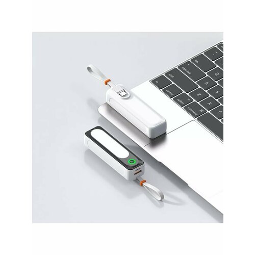 Внешний аккумулятор 5000 мАч USB Type-C фонарь 145700₽