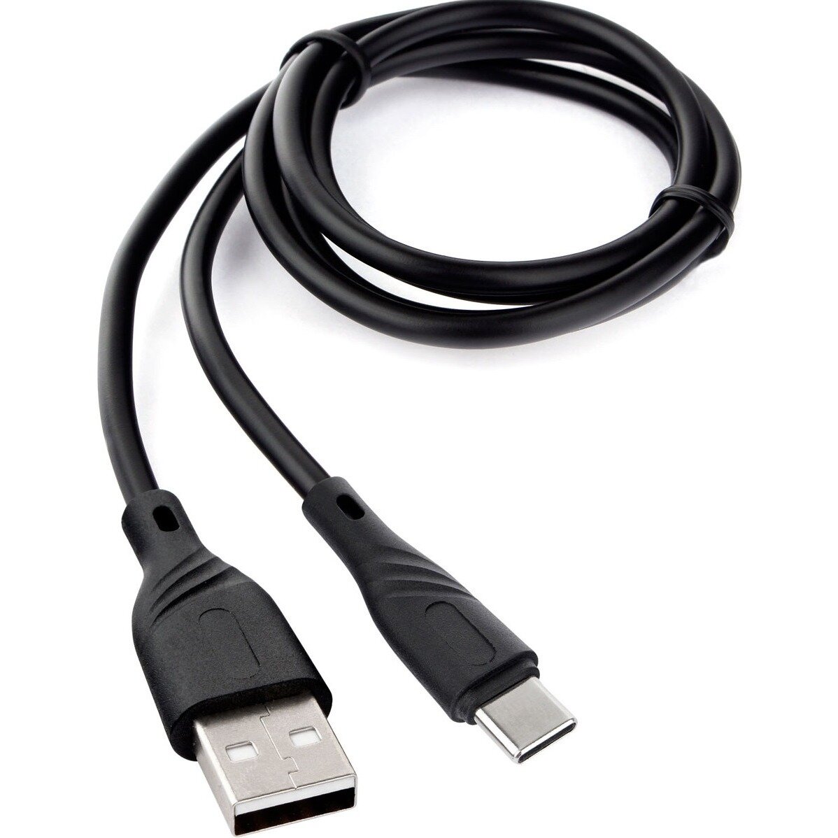 Кабель USB 2.0 Cablexpert CCB-USB2-AMCMO1-1MB AM/Type-C издание Classic 0.1 длина 1м черный блистер