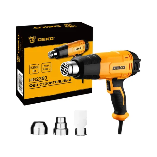 Строительный фен Deko Технический фен HG2350 2350Вт 085-1009 2228₽