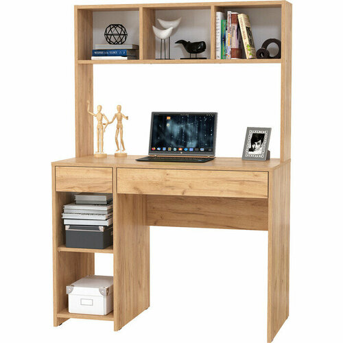 Стол компьютерный Комфорт 1277F дуб крафт золотой ШхГхВ 100х498х147 см универсальная сборка 8860₽