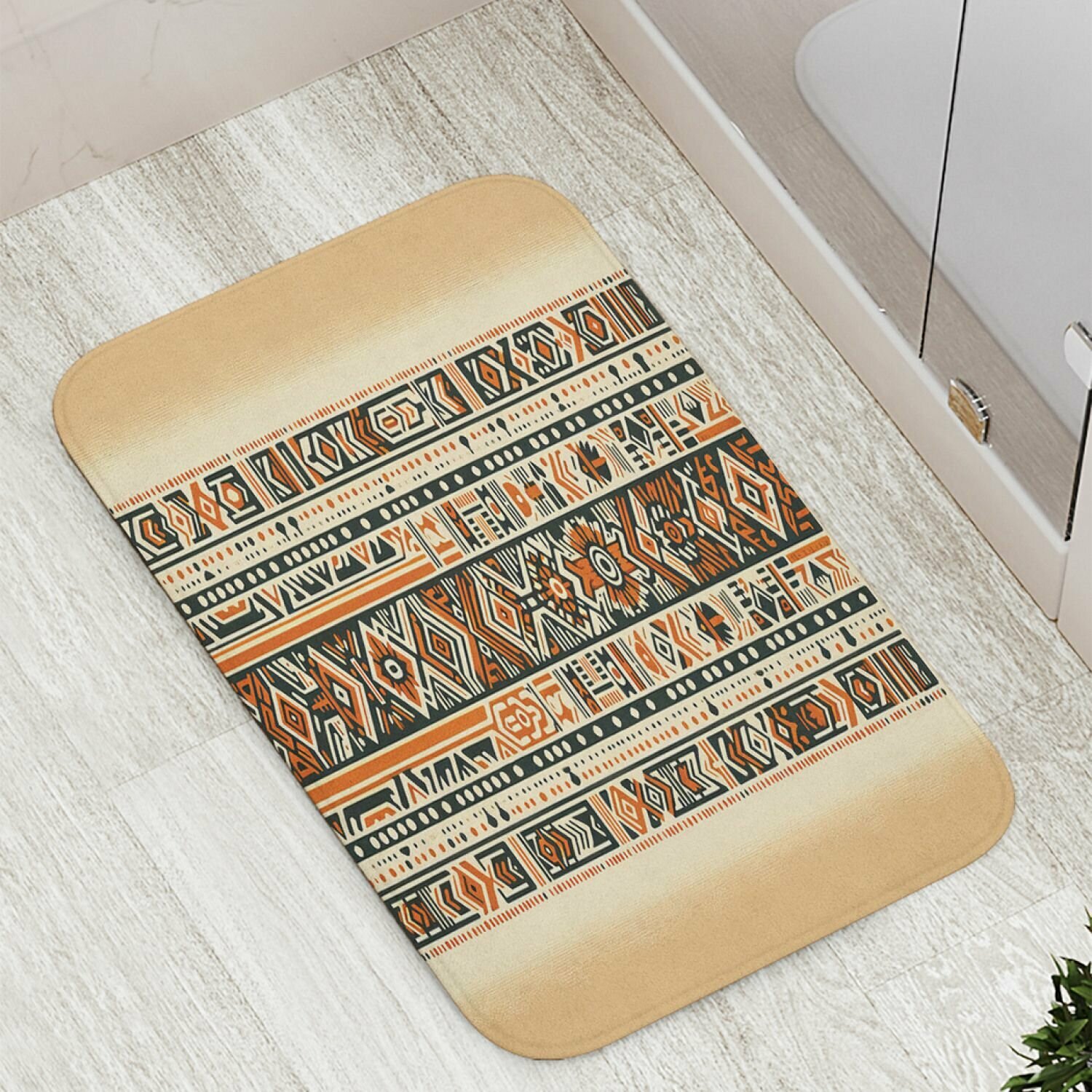 Коврик для ванной комнаты и туалета противоскользящий 