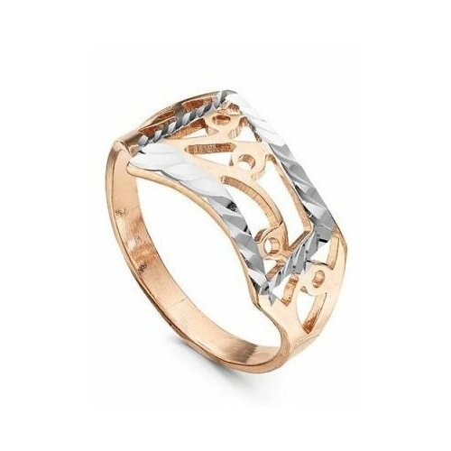 Кольцо Anikom, размер 17, золотой