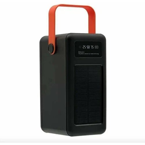 Внешний аккумулятор для телефона зарядное устройство повербанк power bank с солнечной батареей powerbank 100000 mah быстрая зарядка 3860₽