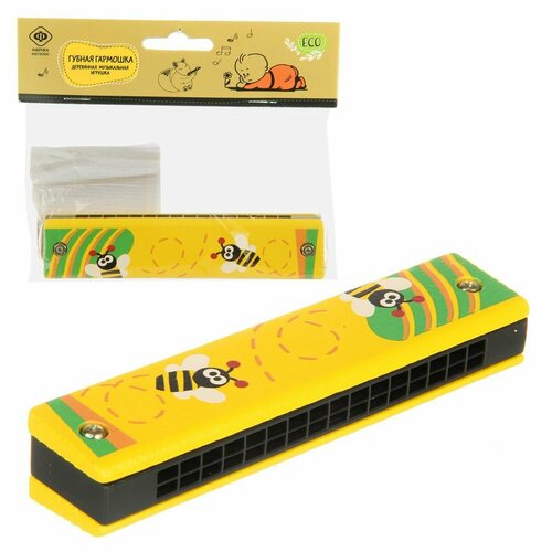 Деревянный музыкальный инструмент игрушка Губная гармошка Фабрика Фантазий 265₽