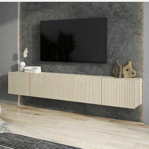 Изображение товара Тумба под ТВ "Кантри-1" (Бежевый/Сливочный Мокко)