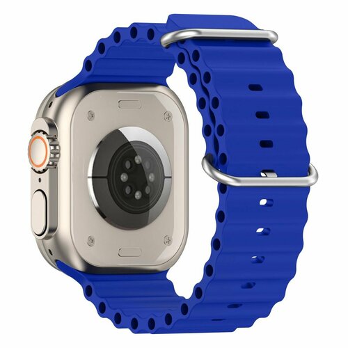 Ремешок Ocean Silicone для Apple Watch 42 / 44 / 45 / 49мм, Синий