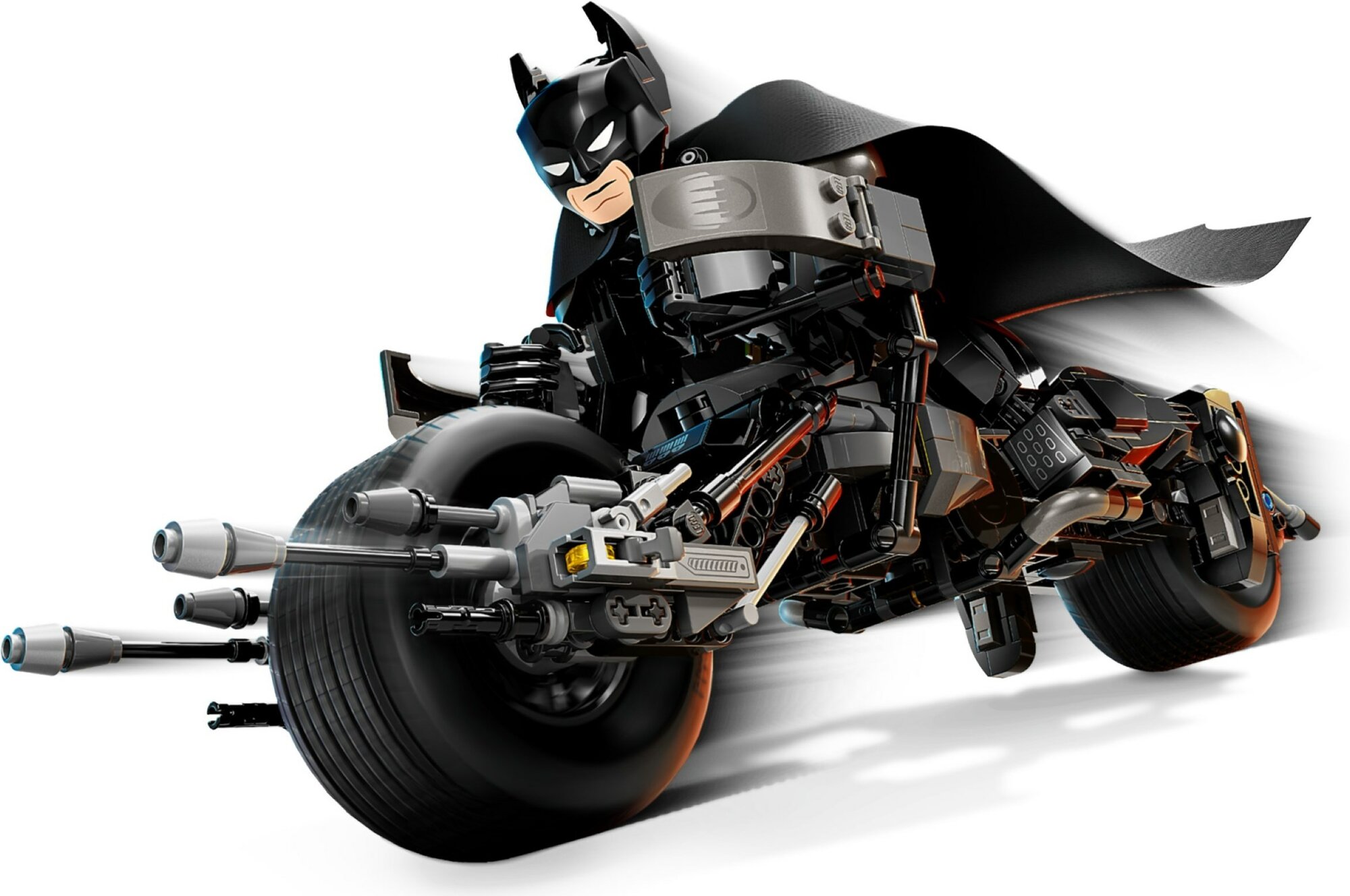 Конструктор LEGO Super Heroes 76273 Фигура Бэтмена и Бэтцикл, 713 дет.