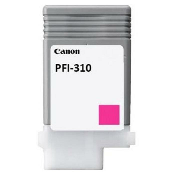 Картридж CANON PFI-310 M пурпурный, 330 мл - фото №9