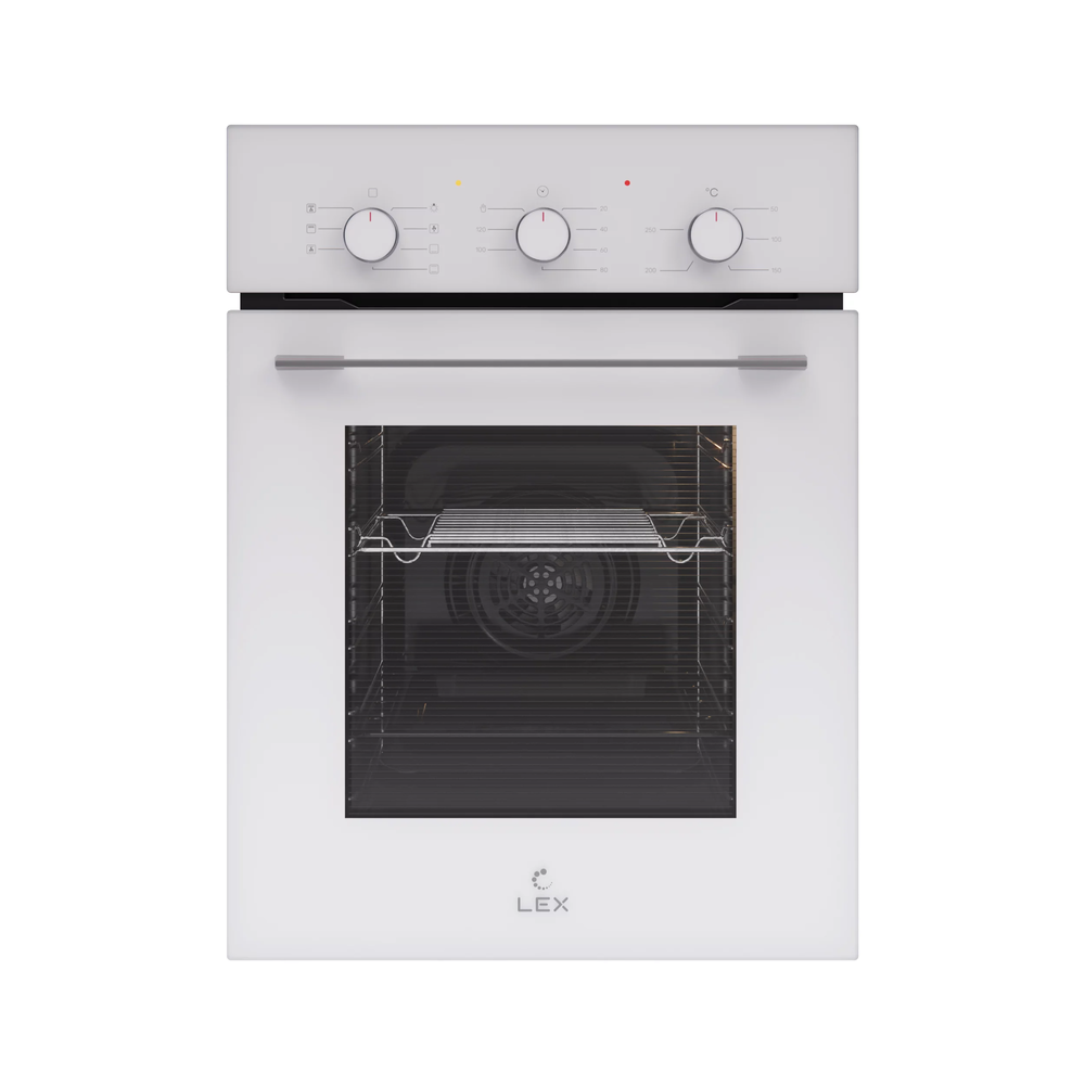 Электрический духовой шкаф LEX EDM 4575 WH ширина 45 см объем 53 л белый Китай