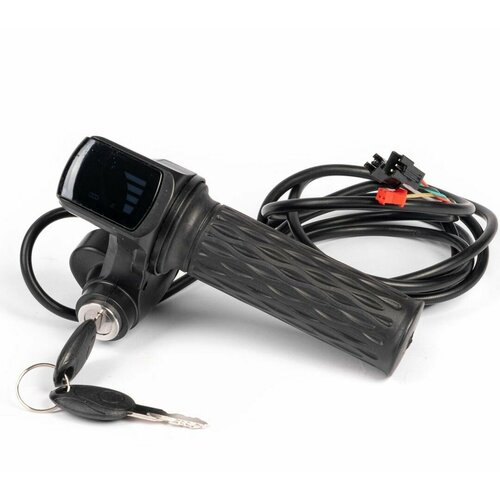 Ручка газа для электровелосипеда 60V замок зажигания монохромный дисплей 2000₽