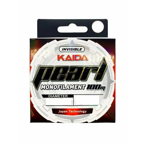 Леска Kaida PEARL 100м Clear 0.16мм 4.22кг 9.30Lb