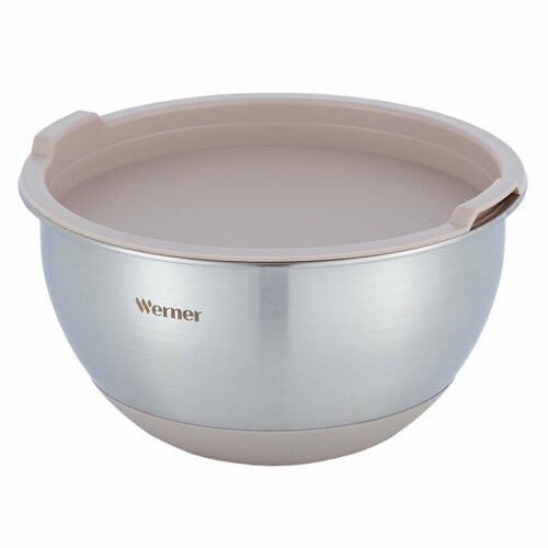 Миска с крышкой Werner Gusto 52163 16 см14 л стальнойбежевый 1360₽