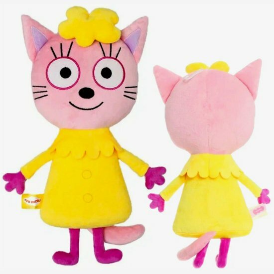 Картинки Мягкая игрушка Мякиши 839 Лапочка Подушка Три Кота 43 см