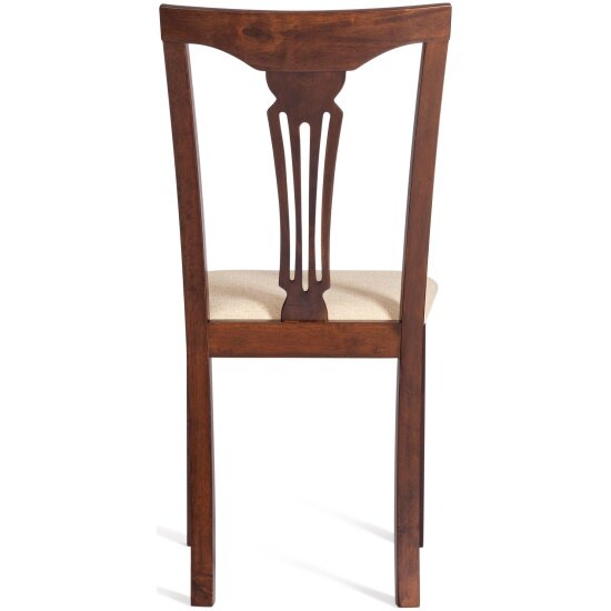 Комплект стульев со спинкой для кухни с мягким сиденьем TetChair Hermes, массив, ткань - фото №4