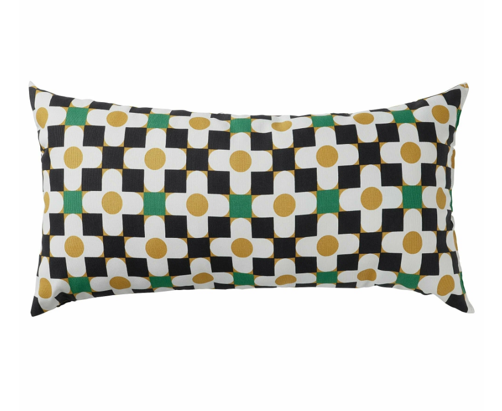 Подушка IKEA "SANDMOTT", 30 x 58 икеа сандмотт, декоративная подушка, разноцветный,