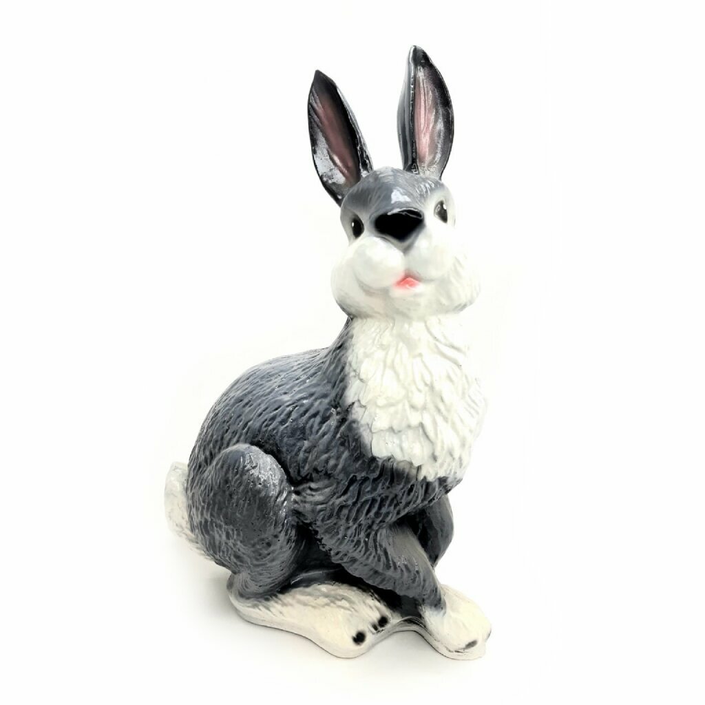 фото Фигурка садовая Заяц русак, 37х24 см