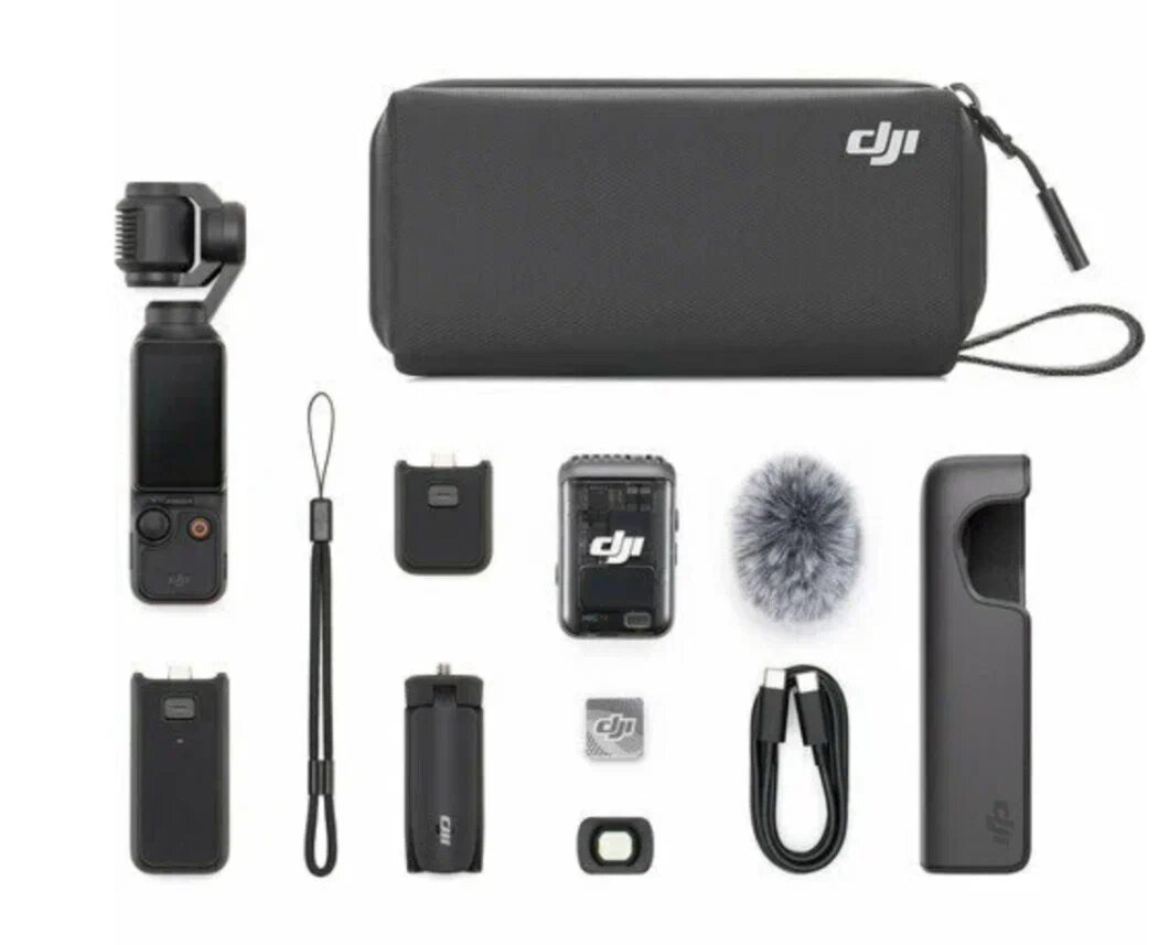 Экшн-камера DJI Osmo Pocket 3 Creator Combo 4K Ultra HD, тип матрицы CMOS, черный