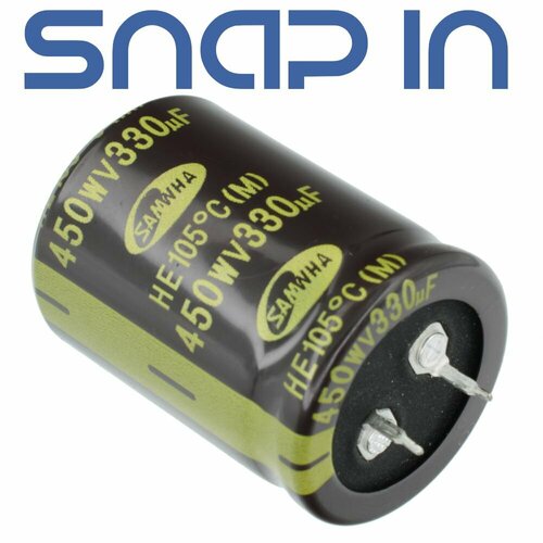 330мкФ 450В / 30x40мм / Конденсатор электролитический (1шт)