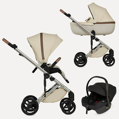 Изображение товара Детская коляска 3в1 Anex Eli, цвет Muse (Кремовый)