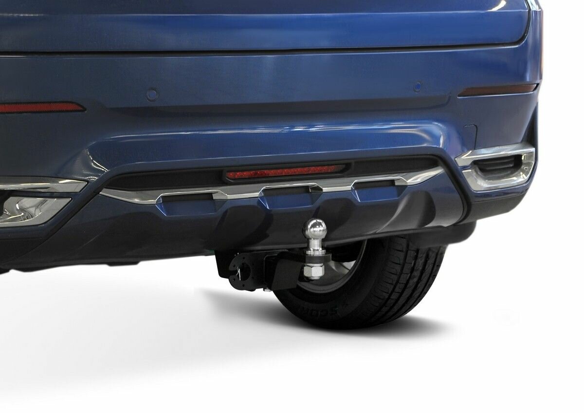 Фаркоп с элект. Smart, для Haval F7/F7x 2019-2022 2022-н. в, шар Е, 1500/75 кг, F.9411.001, Berg (паспорт, сертификат)