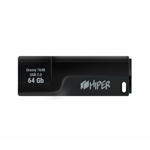Накопитель HIPER USB2 Flash 64GB Hiper Groovy T черный 573₽