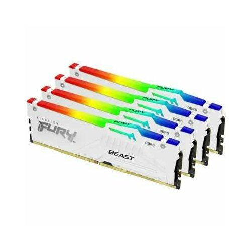 Оперативная память Kingston Fury Beast White RGB XMP KF552C40BWAK4-64