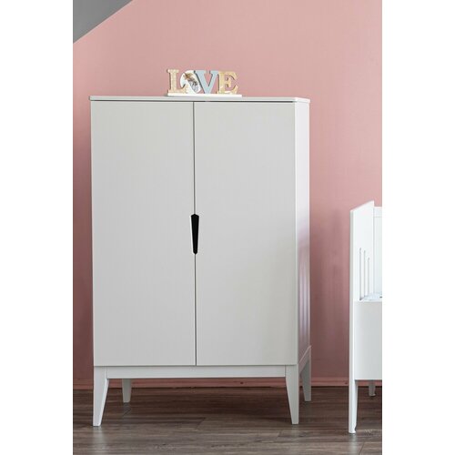 Шкаф детский ANTEMI Mia белый/белый НИК 9 б/б