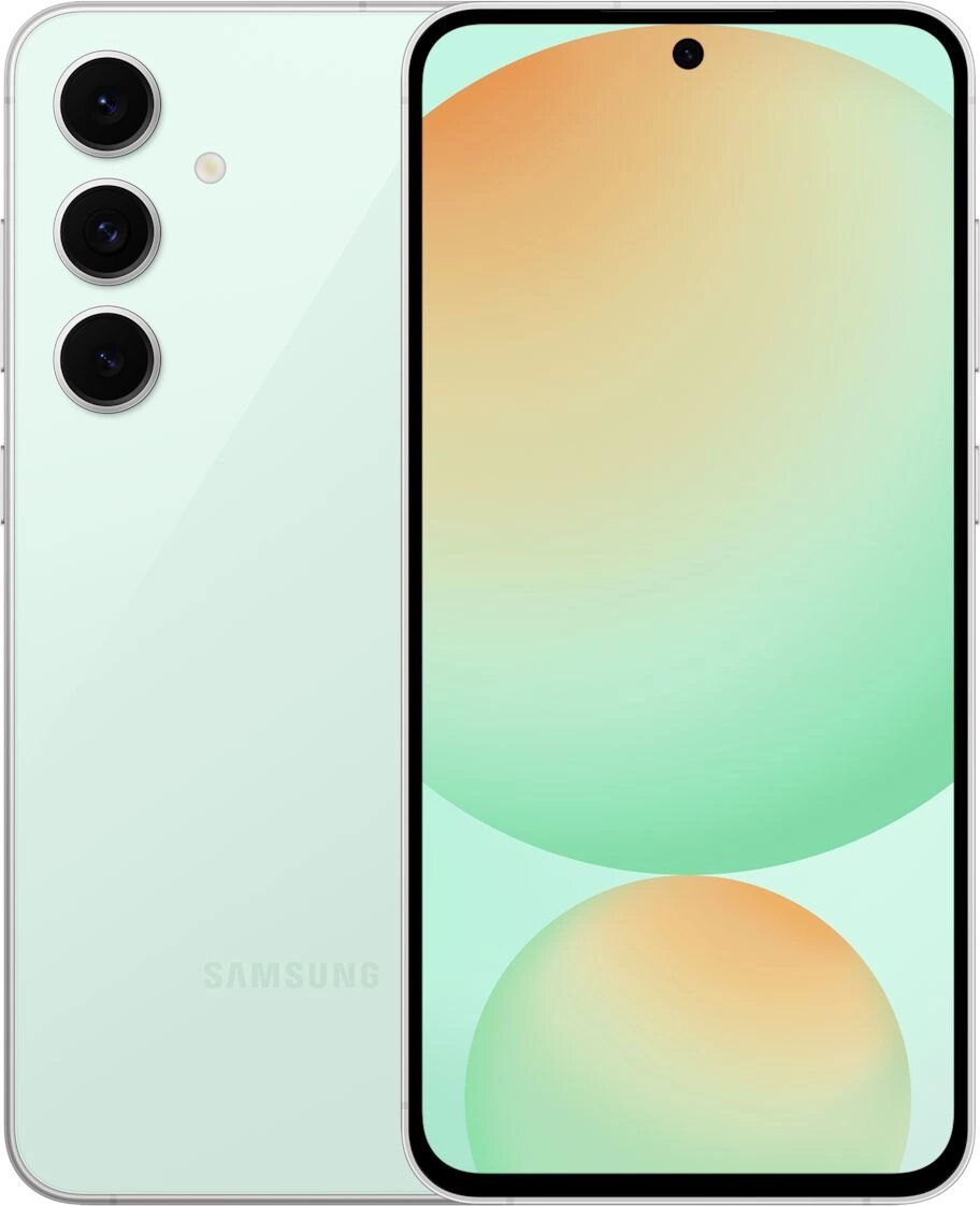 SAMSUNG Смартфон Samsung SM-S721B Galaxy S24 FE 256Gb 8Gb мятный моноблок 3G 4G 2Sim 6.7" 1080x2340 Android 14 50Mpix 802.11 a/b/g/n/ac/ax NFC GPS GSM900/1800 GSM1900 Protect SM-S721BLGCCAU