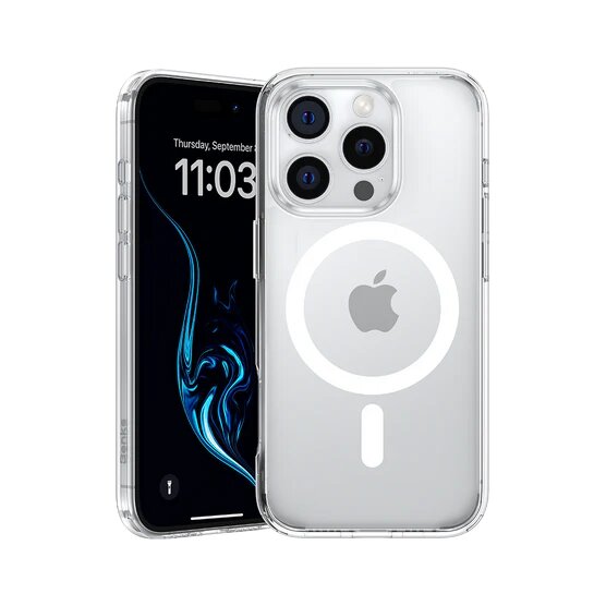 Чехол силиконовый Benks Lucent Pro Case (MagSafe) для iPhone 16 Pro Max 6.9", цвет прозрачный (Transparent)