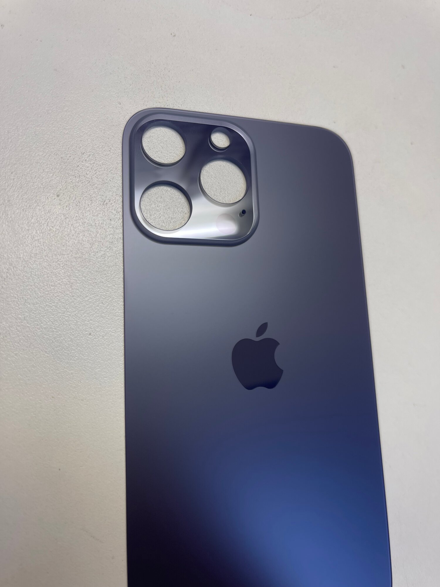Заднее стекло для iPhone XR в корпусе в стиле iPhone 13PRO/14PRO/15PRO, Фиолетовый, Deep Purple — фото 1