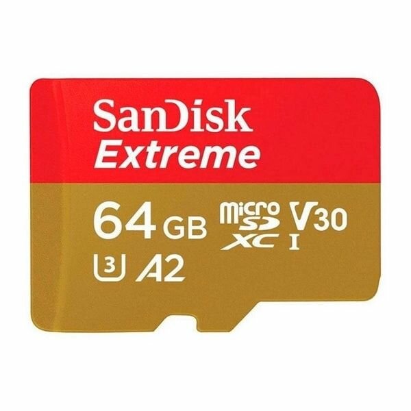 Карта памяти SanDisk Extreme microSDXC 64 ГБ — фото 1