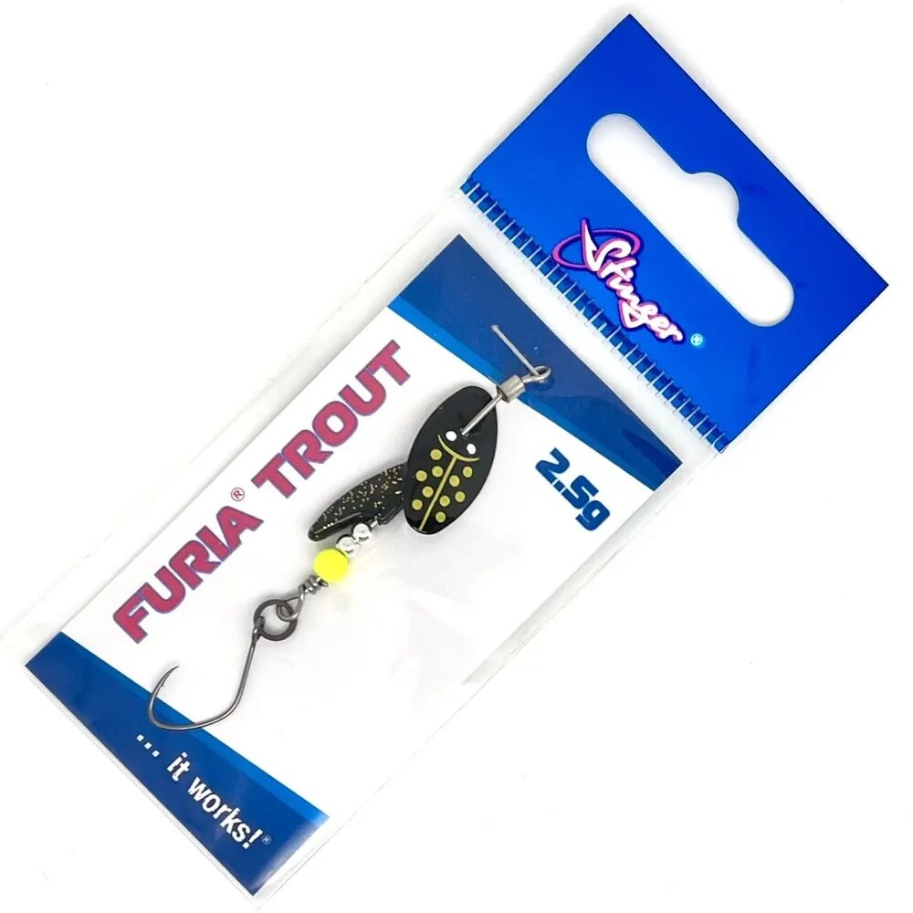 Блесна Stinger Furia Trout #0 2,5гр #BL Для ловли форели — фото 1