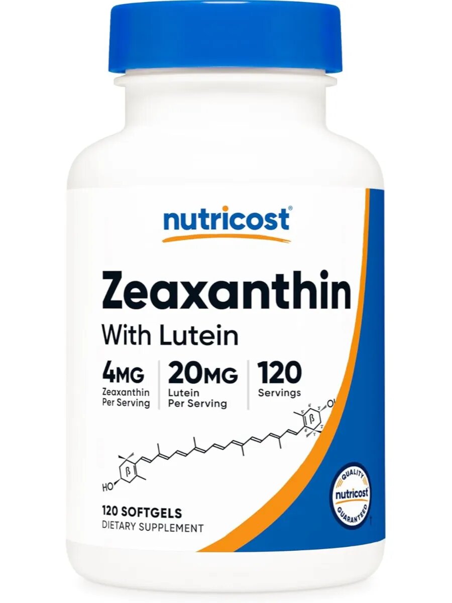 Зеаксантин и лютеин Zeaxanthin with Lutein 120 капсул