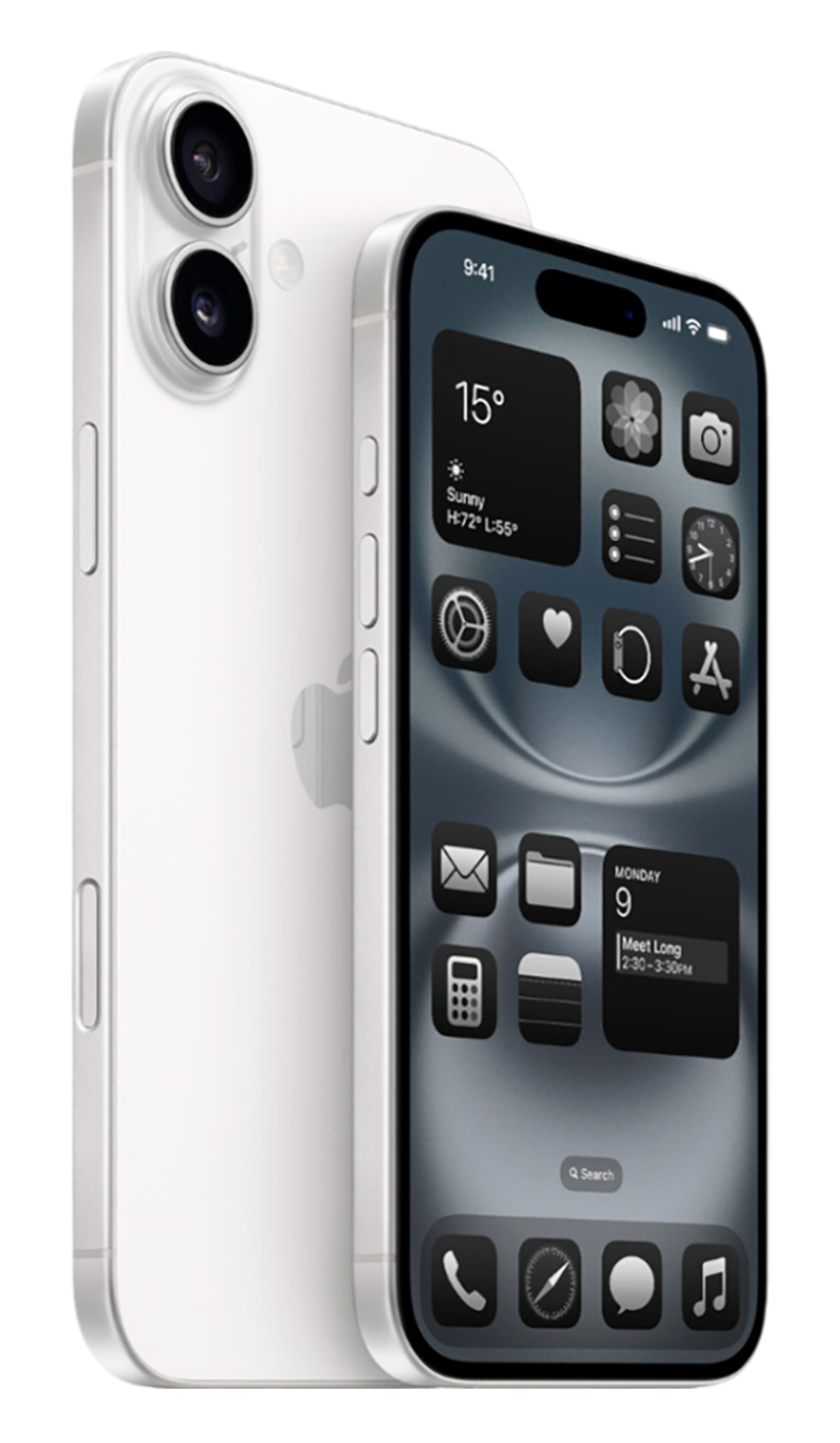 Apple iPhone 16 256ГБ White (Белый) (A3288) 2Sim CN — фото 1