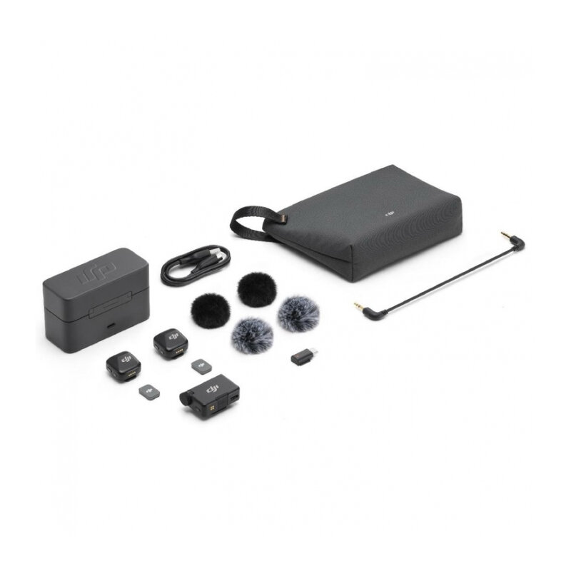 Микрофон DJI Mic Mini (2 TX + 1 RX + Charging Case) разъем Type-C