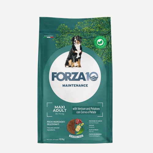 Изображение товара Корм сухой Forza10 "Maintenance", для взрослых собак крупных пород, с олениной и молодым картофелем, 12 кг
