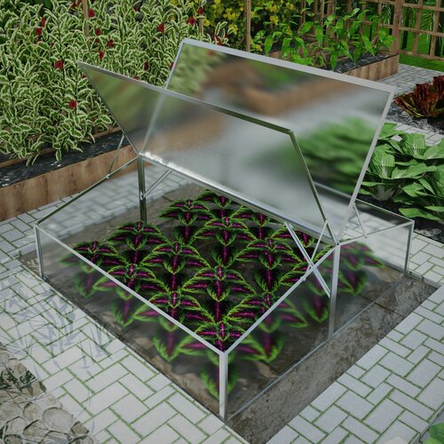 Изображение товара Мини парник из поликарбоната Klesto GH95, быстросборный