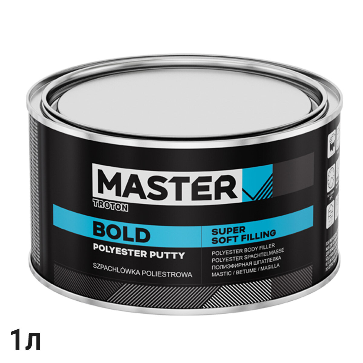 Шпатлевка мягкая (суперсофт) BOLD MASTER TROTON (1л)