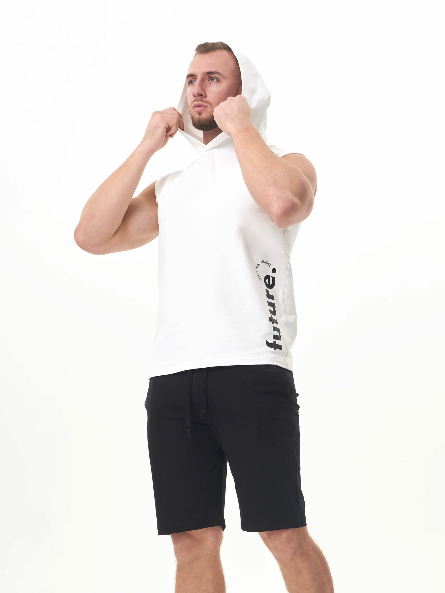 Майка спортивная Frutto Rosso для мужчин, размер 2XL, белый — фото 1