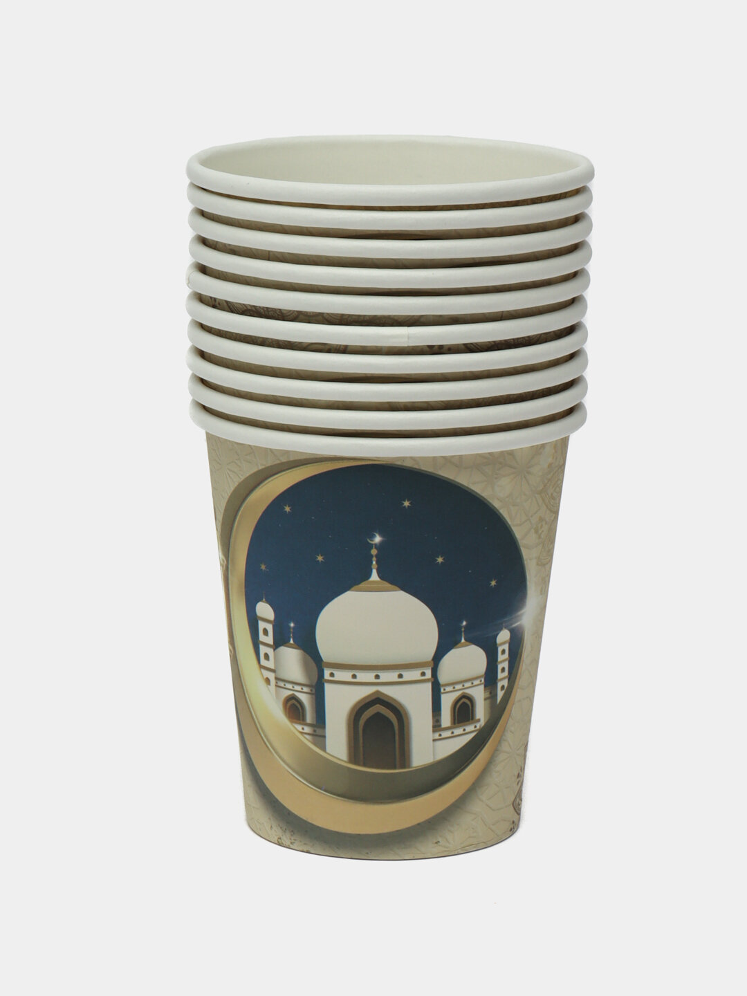 Бумажные стаканчики для мусульманских праздников Ramazon EID, 10 шт Морской