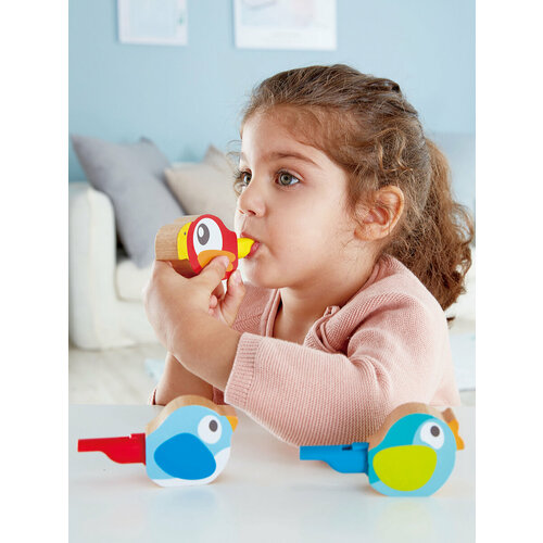 Серия В лесу Детская музыкальная игрушка Свистулька Hape красный E0474_HP 632₽