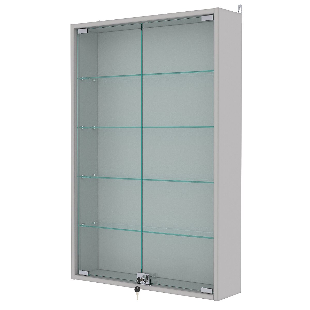 Витрина настенная №2-1А, Серый. Производитель товара - компания Westcom.