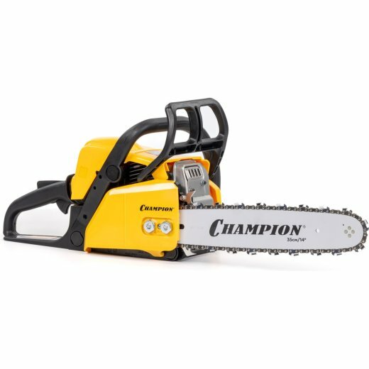 Бензопила цепная Champion 232-14, 1,5кВт, 2л. с, длина шины, (дюйм/см) 14”/35 см
