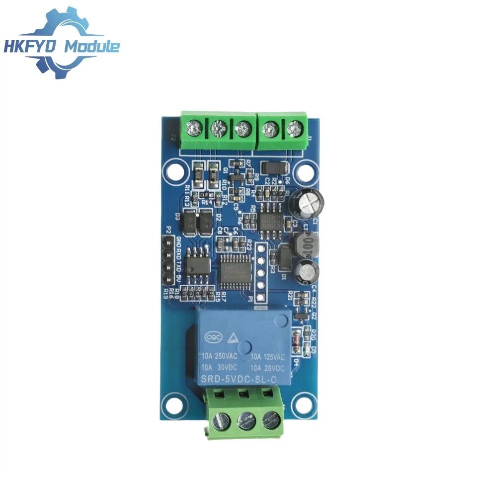 Модуль реле Modbus-RTU с одним/многосколько устройств поддерживает RS485/RS232, 1 way RS485 DC7-24V