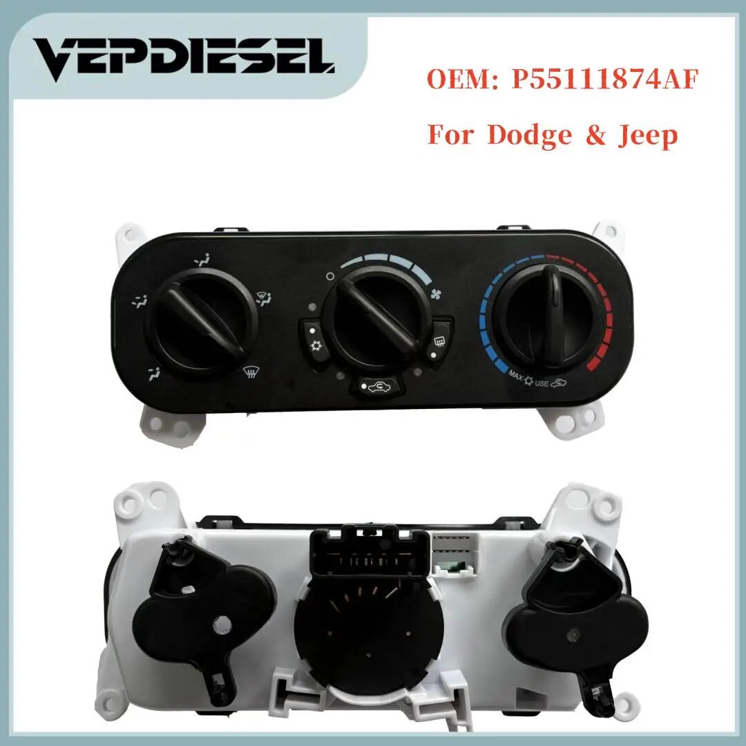 Модуль климат-контроля панель HVAC переключатель переменного тока для Dodge Caliber 07-2009 годов для Jeep Compass Patriot OE # П 55111874 AF P 55111847 АБ