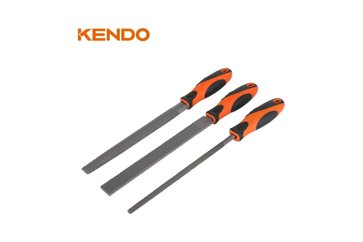 KENDO набор рашпилей 3 шт 200 мм 85117 — фото 1