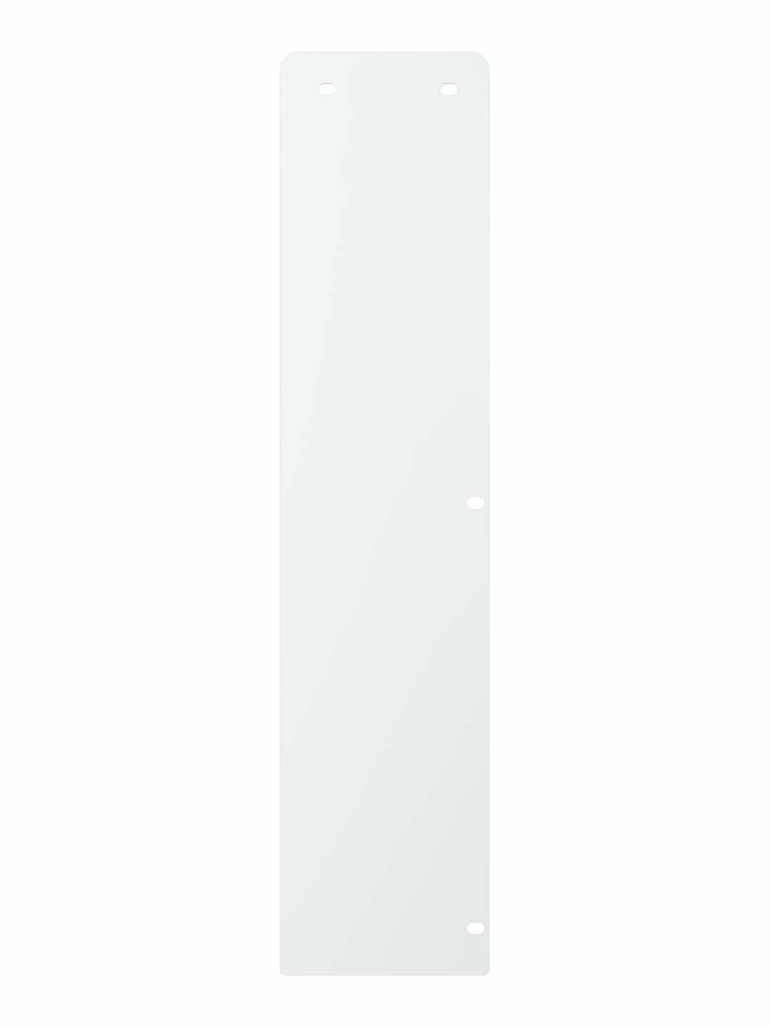 Боковина экрана БГ глухая 610x140 окраш. сталь EVECS цвет белый