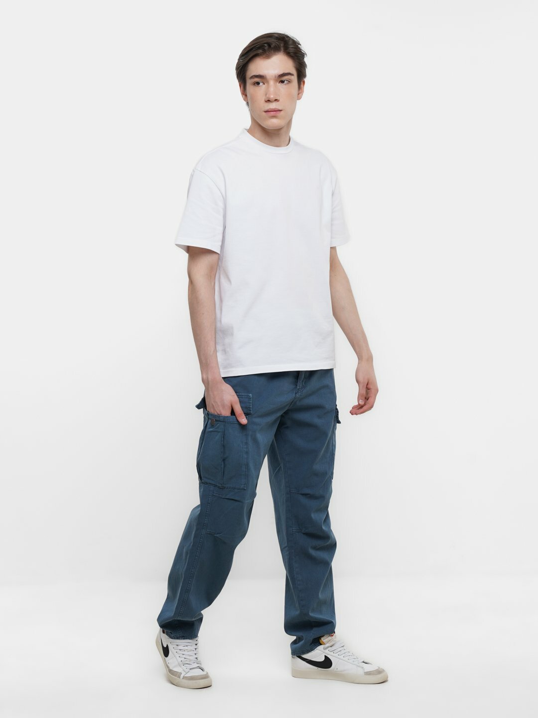 Брюки карго  CJ-Z4, размер 28, светло-синий — фото 1